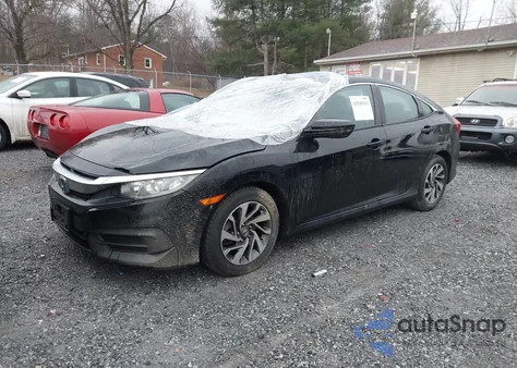 2018 Honda Civic Ex from USA, damaged, VIN 2HGFC2F75JH511770